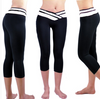 Yoga Waistband Capri Leggings Pants