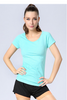 Yoga Short Sleeve Professional Sports Fitness T-shirt